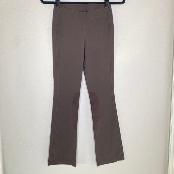 Kerrits Brown Ribbed Knee Patch Bootcut Riding Equestrian Pant Girls XL - Picture 9 of 9